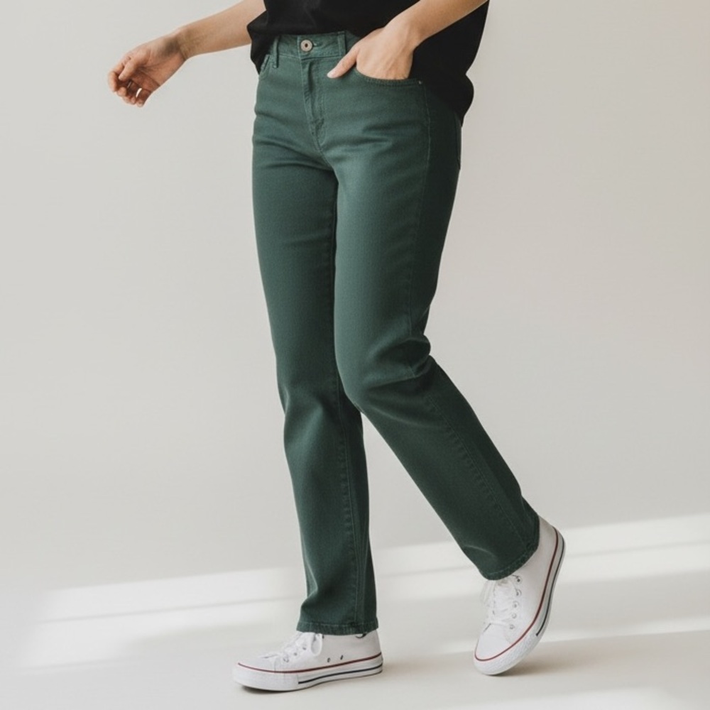 Gloria Vanderbilt Women's Amanda Green Denim  Jeans